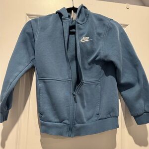 Nike Kids Blue Hoodie zip jacket